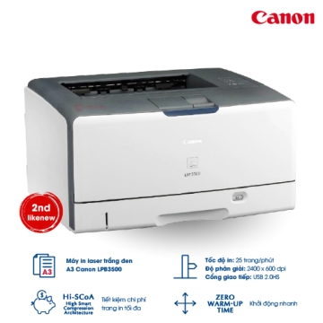 Máy in laser trắng đen A3 Canon LPB3500 trợ thủ đắc lực cho dân thiết kế