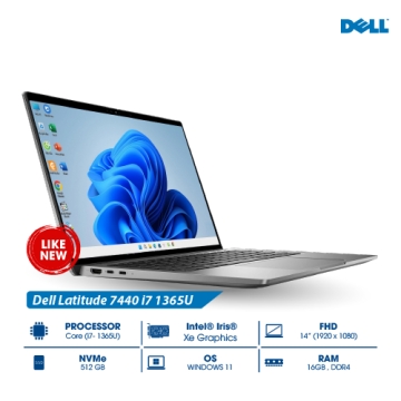 Laptop Dell Latitude 7440 i7 1365U ram 32gb SSD512gb likenew