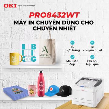 OKI PRO8432WT MÁY IN CHUYÊN DÙNG CHO CHUYỂN NHIỆT