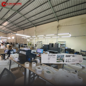 Case Study: In Tag Vải Không Đế Bằng OKI – Hơn 40km Đơn Hàng Đã Hoàn Thành
